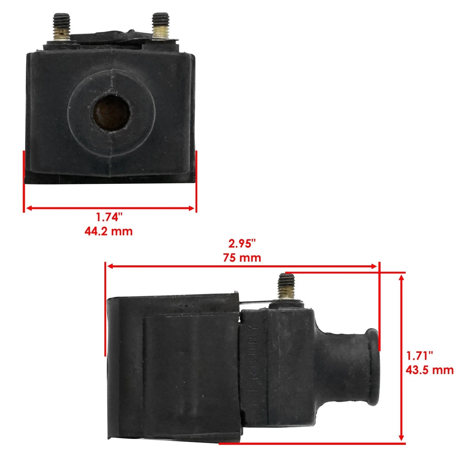 Ignition Coils for Mercury Outboard 9.8Hp 9.8 Hp Engine 1979-1985 *2-Pack*