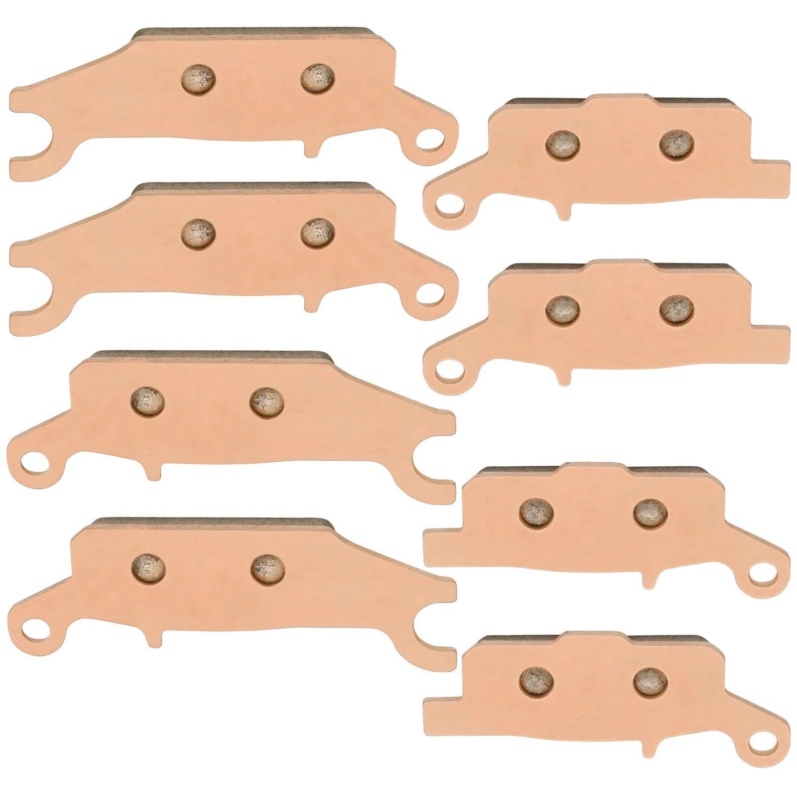 Caltric Brake Pads for Yamaha Grizzly 700 YFM700 EPS Front and Rear 2007-2026