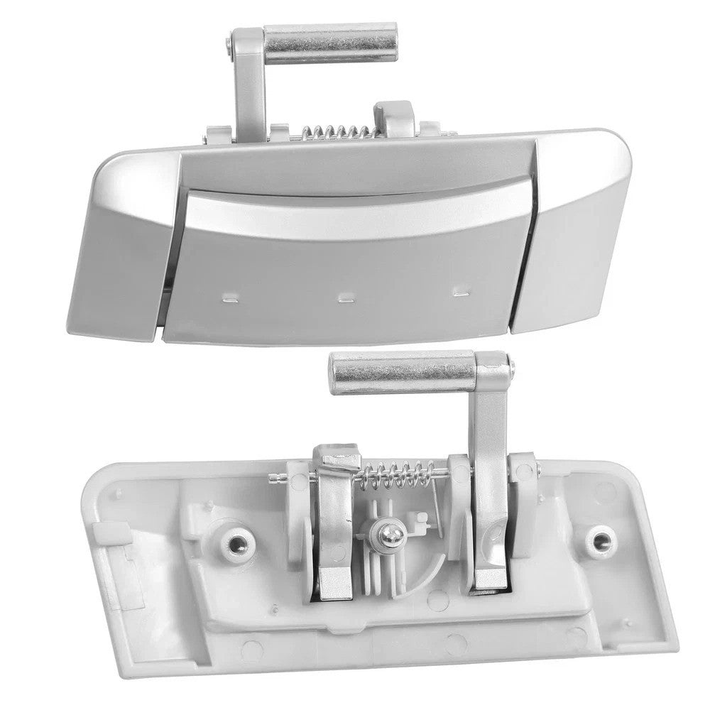2 X Exterior Door Handle Silver For Nissan 350Z 2003-2009 Left & Right Side