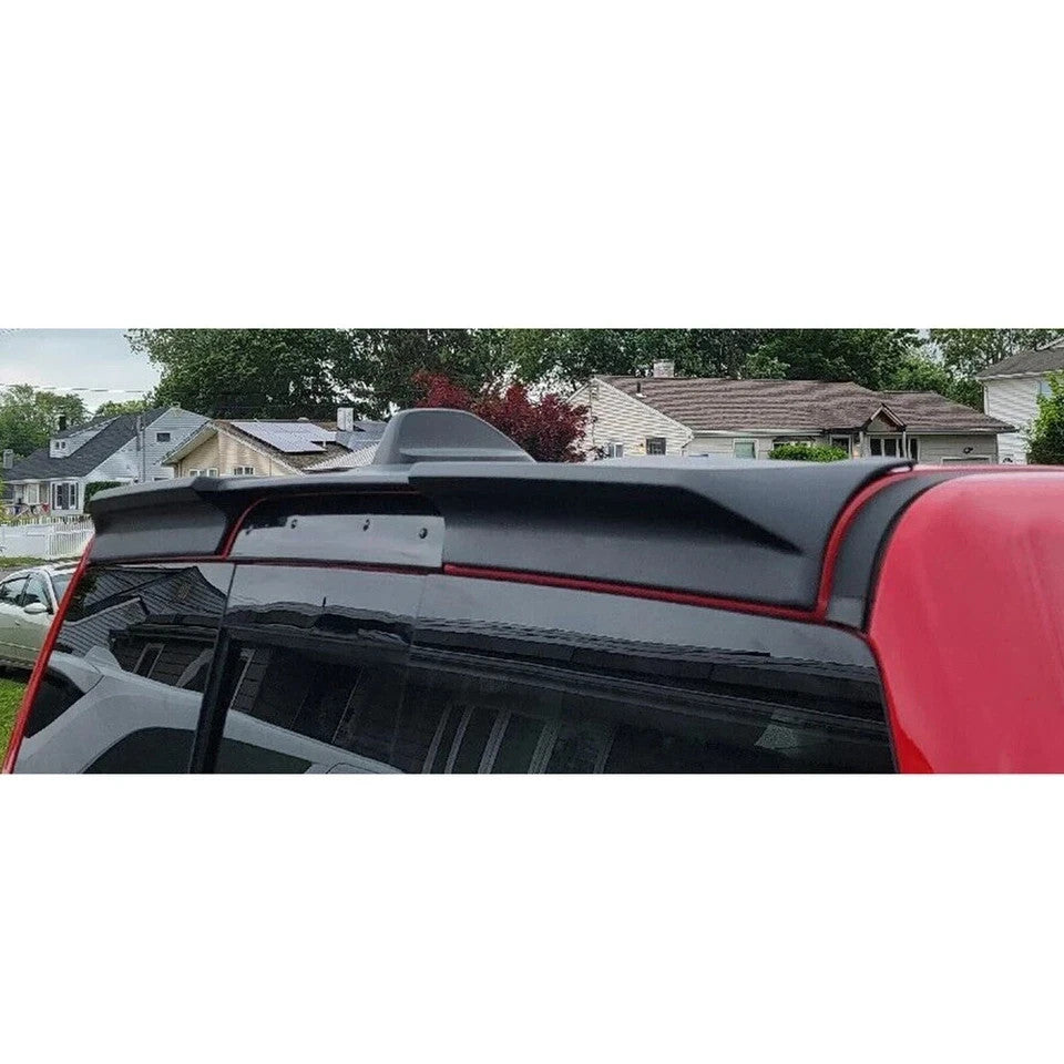 For 19-23 24 Dodge Ram 1500 Crew Cab Matte Black Roof Rear Cab Spoiler Wing 1PC