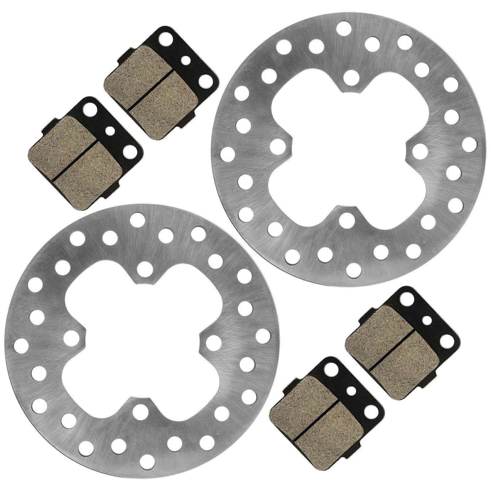 2 Front Brake Disc Rotor for Honda Rancher 420 TRX420FM 4x4 2014 - 2022 w/ Pads