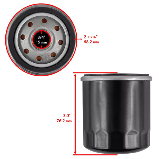 3 Oil Filter for Ariens 21535800 21380000 21527000 Briggs Stratton 692513 820314