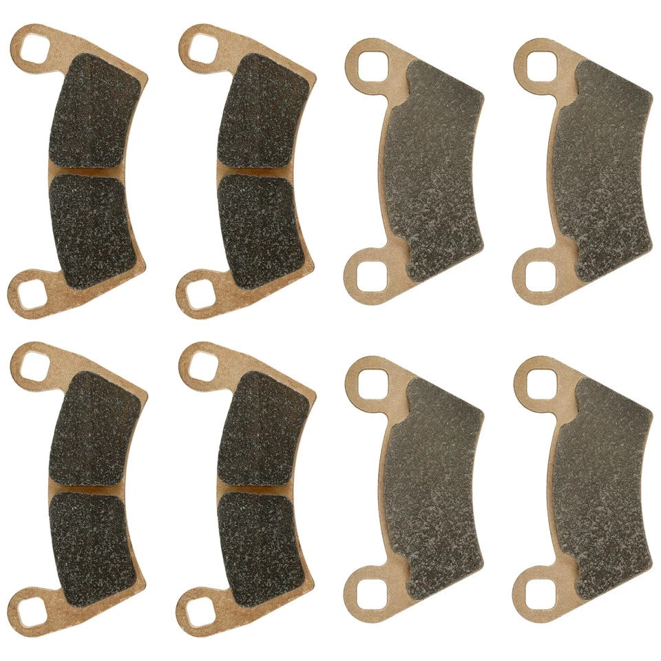 Caltric Front and Rear Brake Pads for Polaris Ranger XP 900 2013-2019