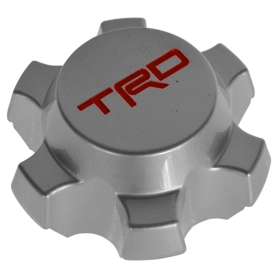 OEM TRD Alloy Wheel Center Hub Cap Silver Finish for Toyota Tacoma FJ Cruiser