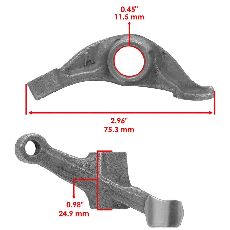 Engine Camshaft & Valve Rocker Arms For Honda Sportrax 400 TRX400EX 1999-2007