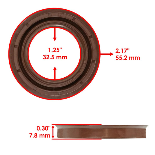 Caltric 3610159 Rear Differential Seals For Polaris RZR 800 2010-2014