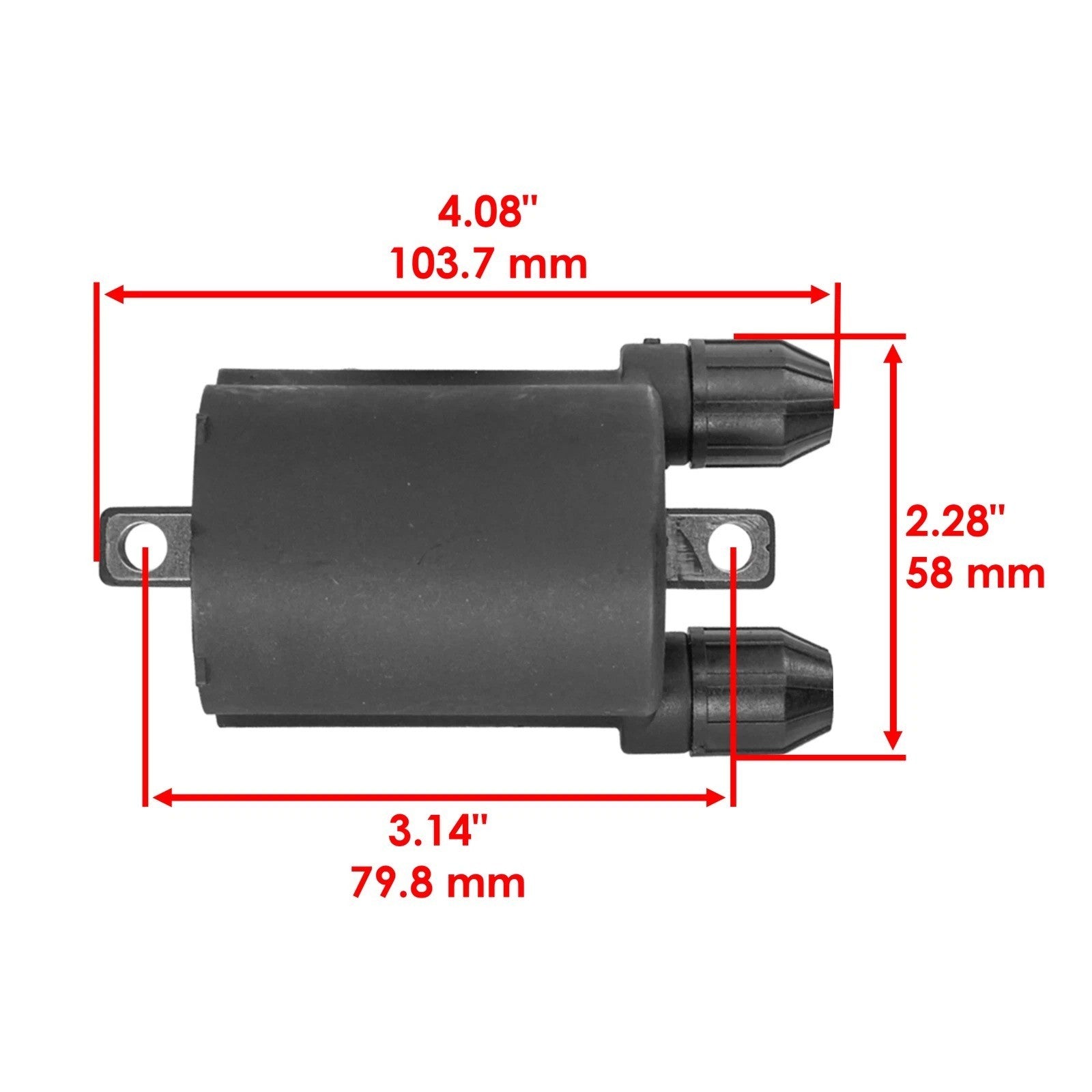 Set of 2 Ignition Coils for Kawasaki Ninja ZX-11 ZX11 ZX1100D ZX 1100D 1993-2001