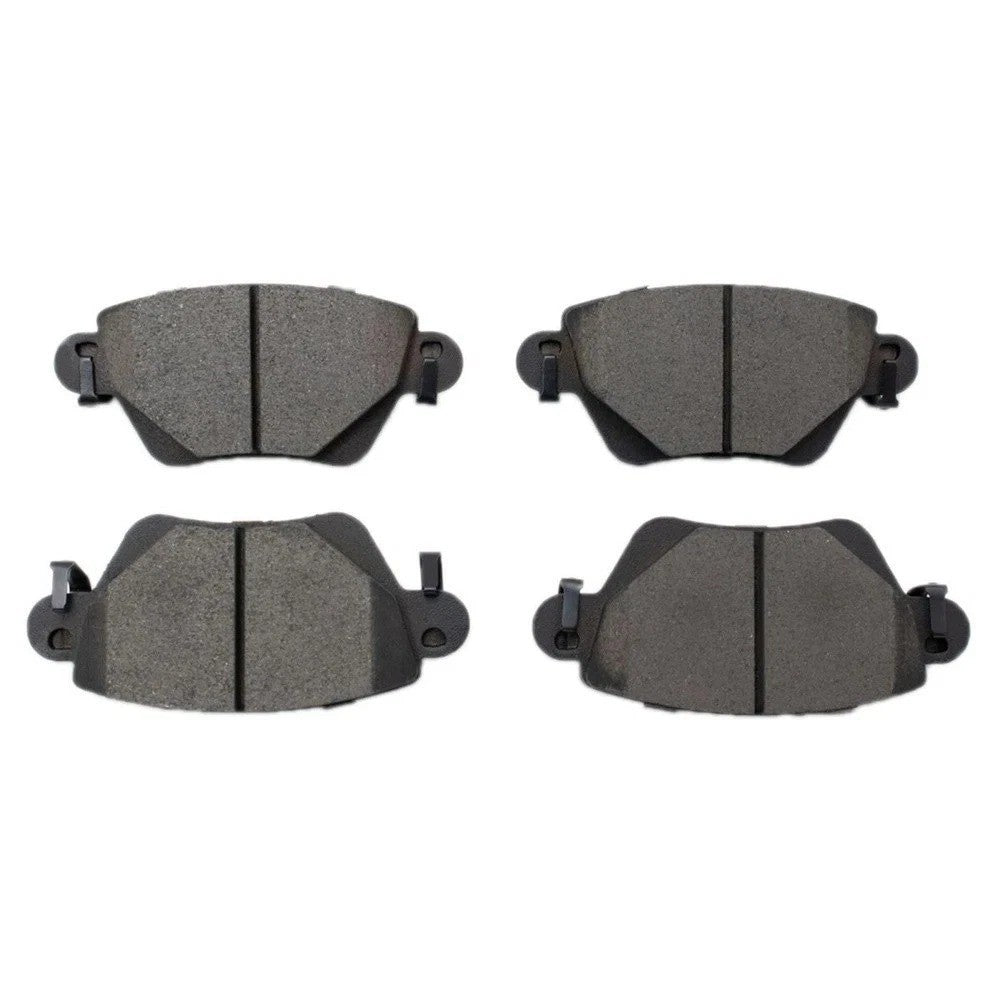 Front & Rear Ceramic Disc Brake Pad Set Kit for 02-04 Jaguar X-Type New