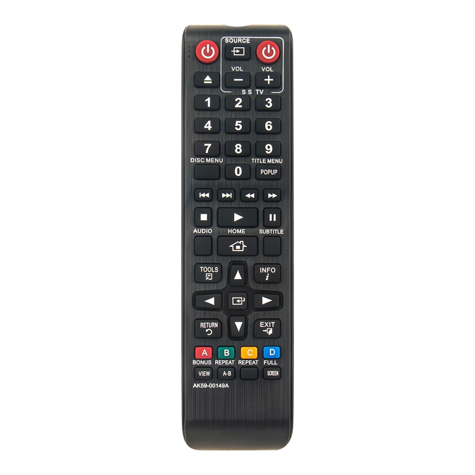 AK59-00149A Replace Remote for Samsung Blu-Ray Player BD-JM51 BD-J5100 BD-F5100