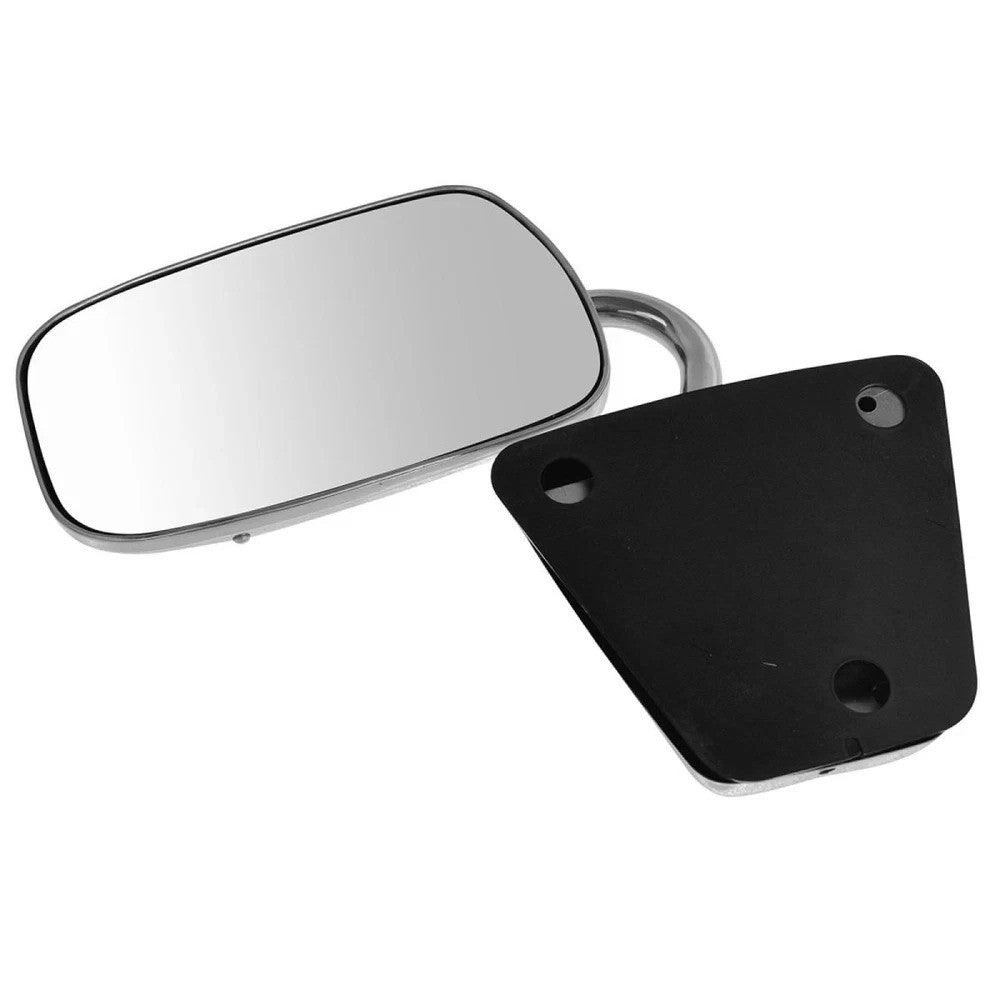Mirror Stainless Steel Manual Driver or Passenger for Chevy GMC Van G-Series