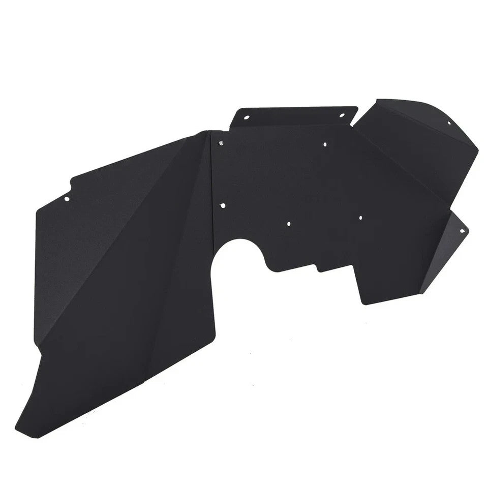 HECASA Aluminum Front Inner Fender Liners Fit Jeep Wrangler JK JKU 2007-2019