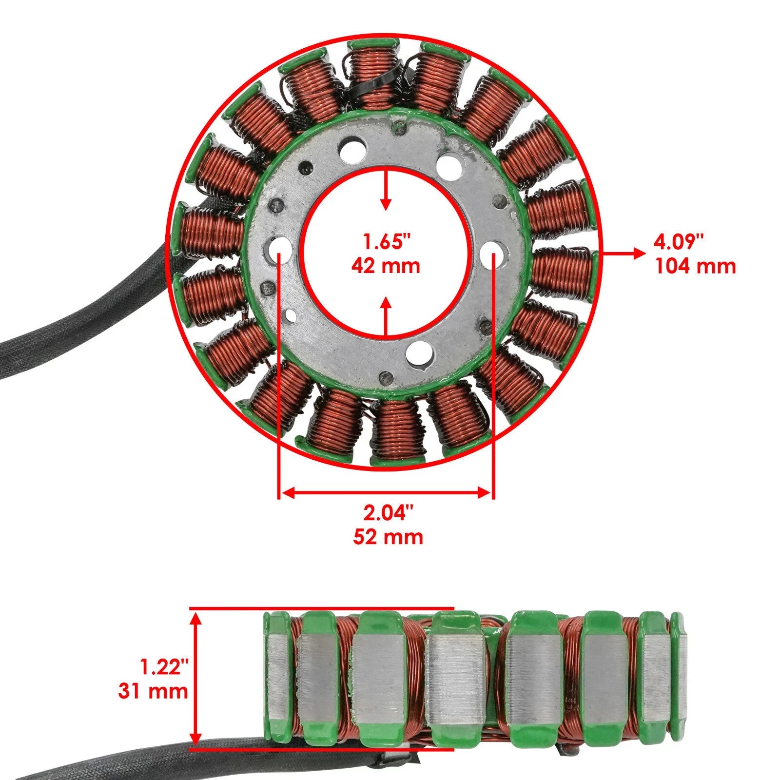 Stator & Regulator for Yamaha XV1700At Road Star 1700 Silverado 05-07 & Gasket