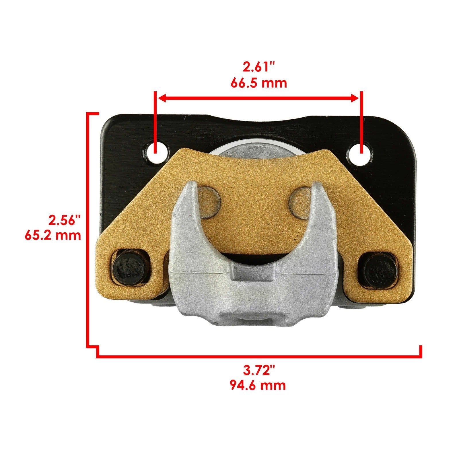 Rear Left Brake Caliper W/Pads For Arctic Cat Prowler Hdx 700 2012-2014