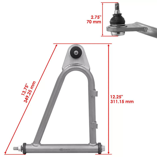 Front Upper and Lower A-Arm Set for Yamaha Banshee 350 YFZ350 1991-2003