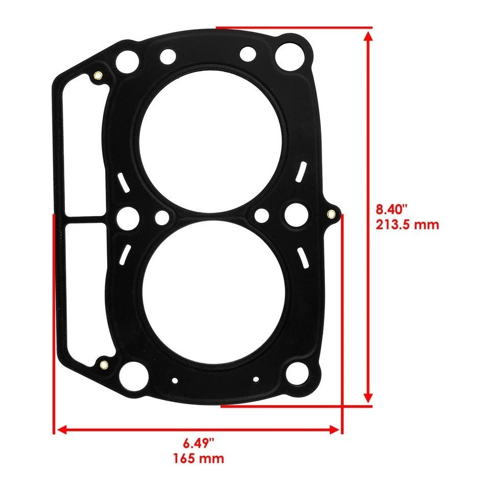 Cylinder Head and Base Gasket fits Polaris Ranger XP 700 4X4 2005 2007 - 2008
