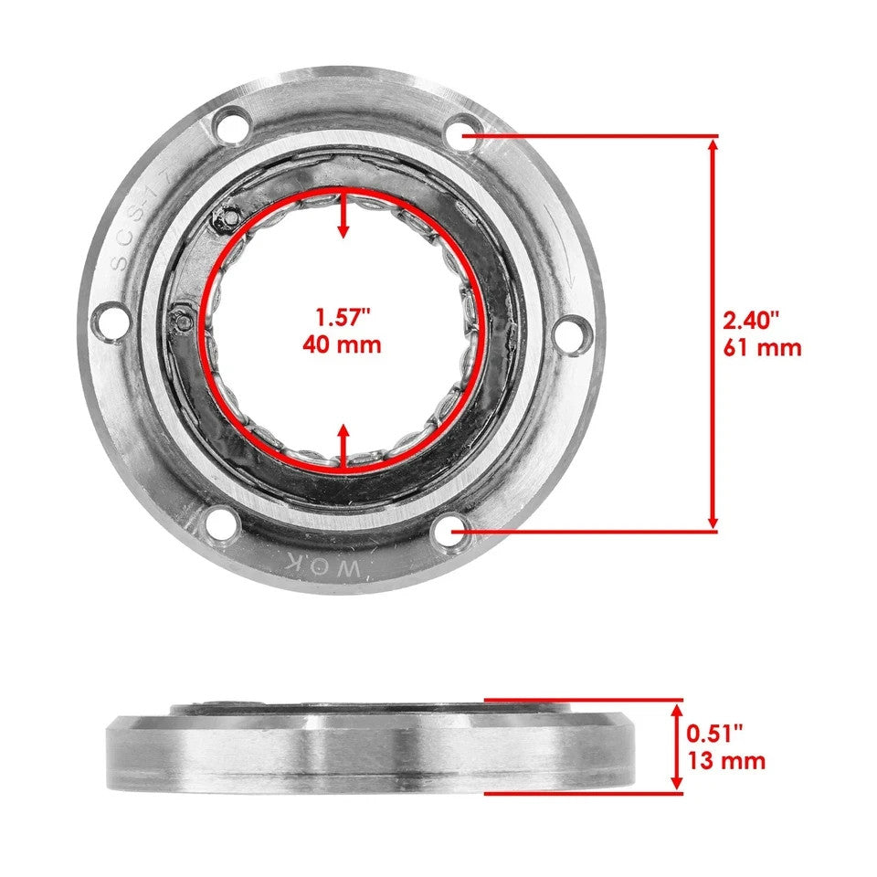 for Suzuki GSX-R750 2006-2009 2011-2018 Starter Clutch One Way Bearing Sprag