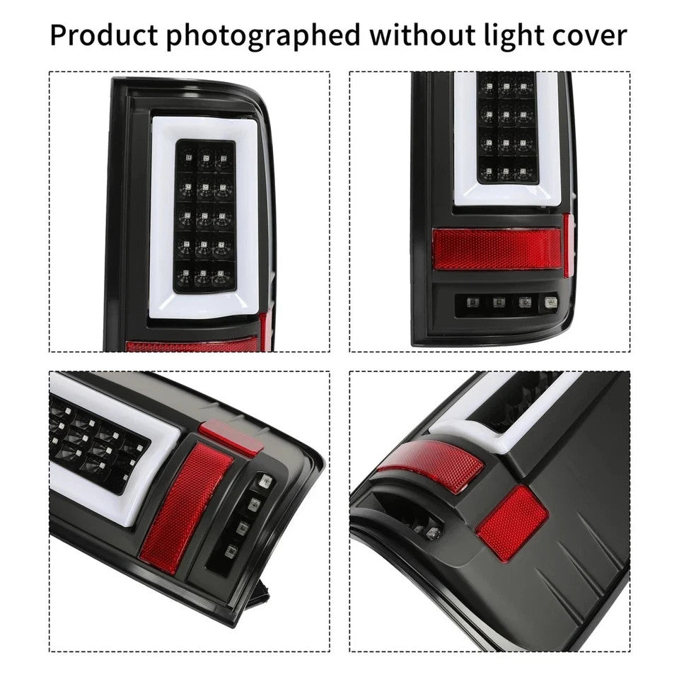 For 2004-2008 Ford F150 LOBO LED Tube Tail Lights Brake Lamps Left+Right DOT
