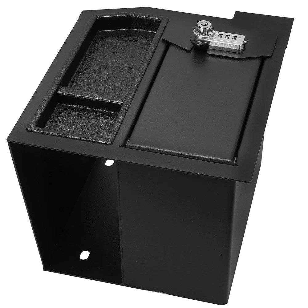 For Toyota 08-21 Sequoia Tundra 07-13 3-Digit Center Console Safe Box With KEY
