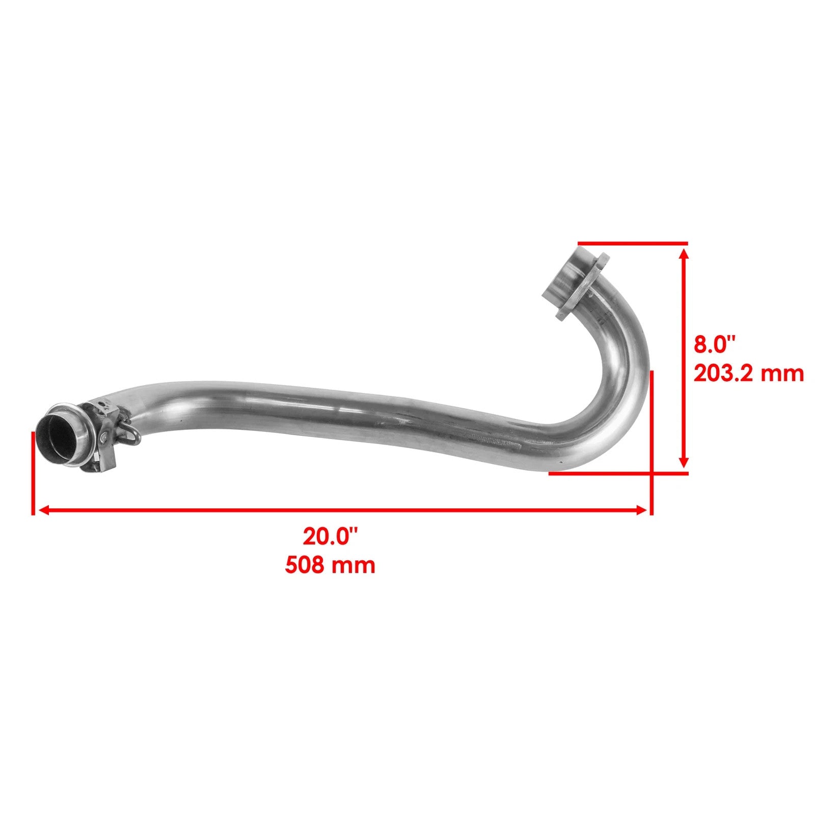 Exhaust Muffler Kit For Yamaha Grizzly 700 YFM700 Limited/Special FI EPS 2016-23