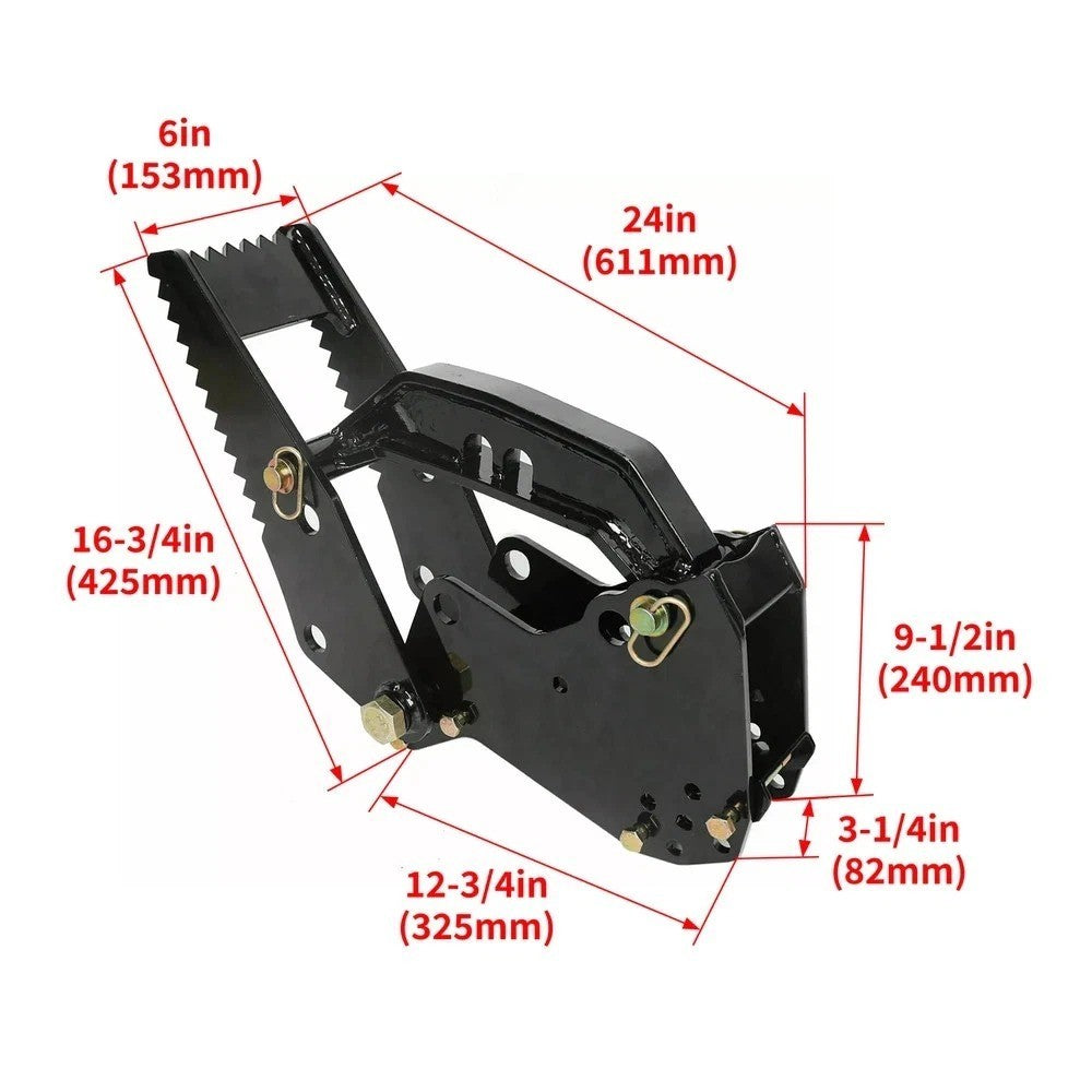 Backhoe Thumb Excavator Universal Claw Tractor Attachment For Kubota Mahindra