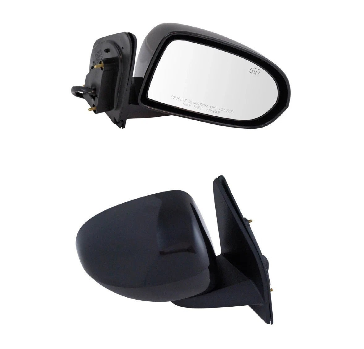 Mirror Power Heated Smooth Black Passenger Side Right RH for Jeep Compass New