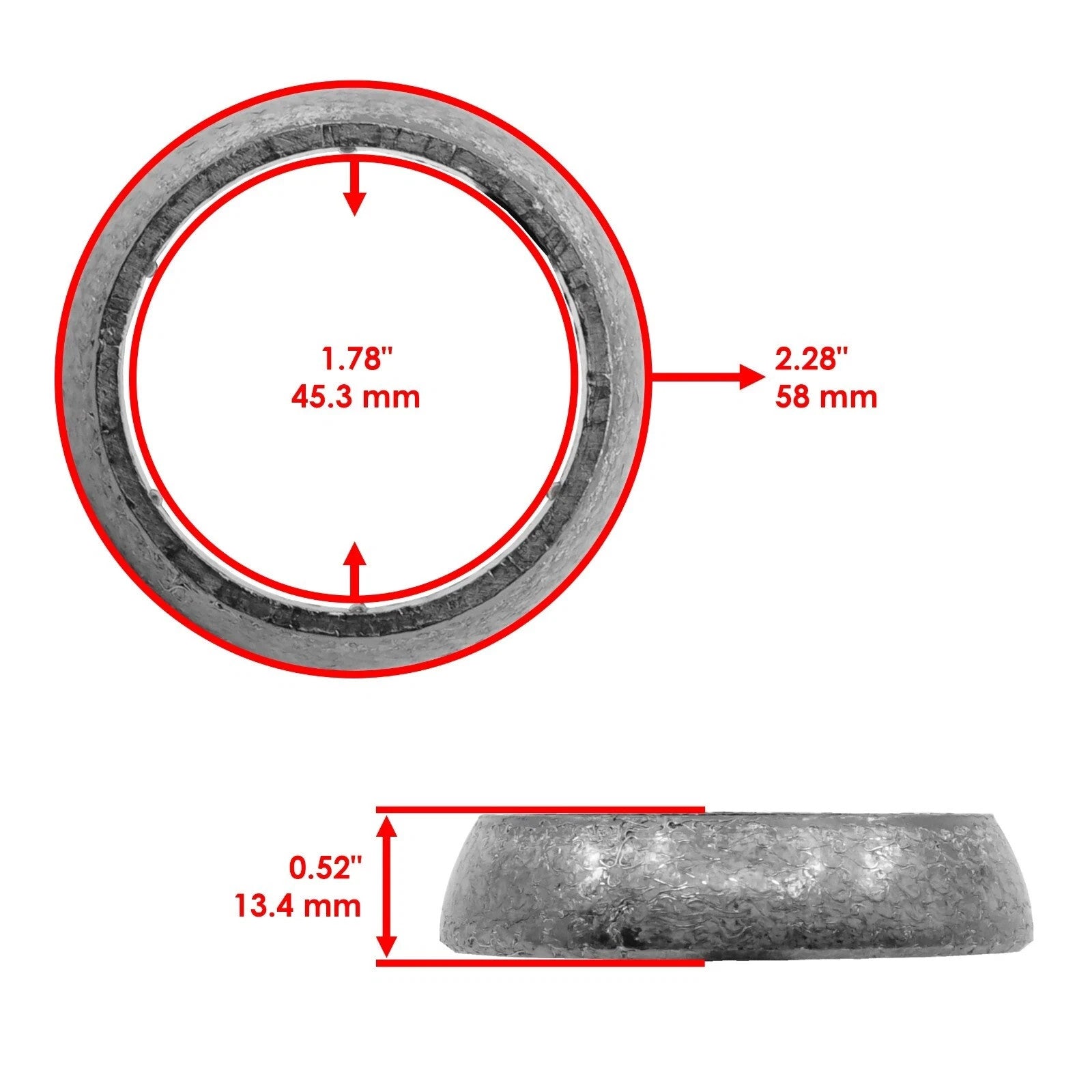 Caltric Exhaust Gasket Set for Honda Pioneer 1000 SXS1000M3 2016-2019