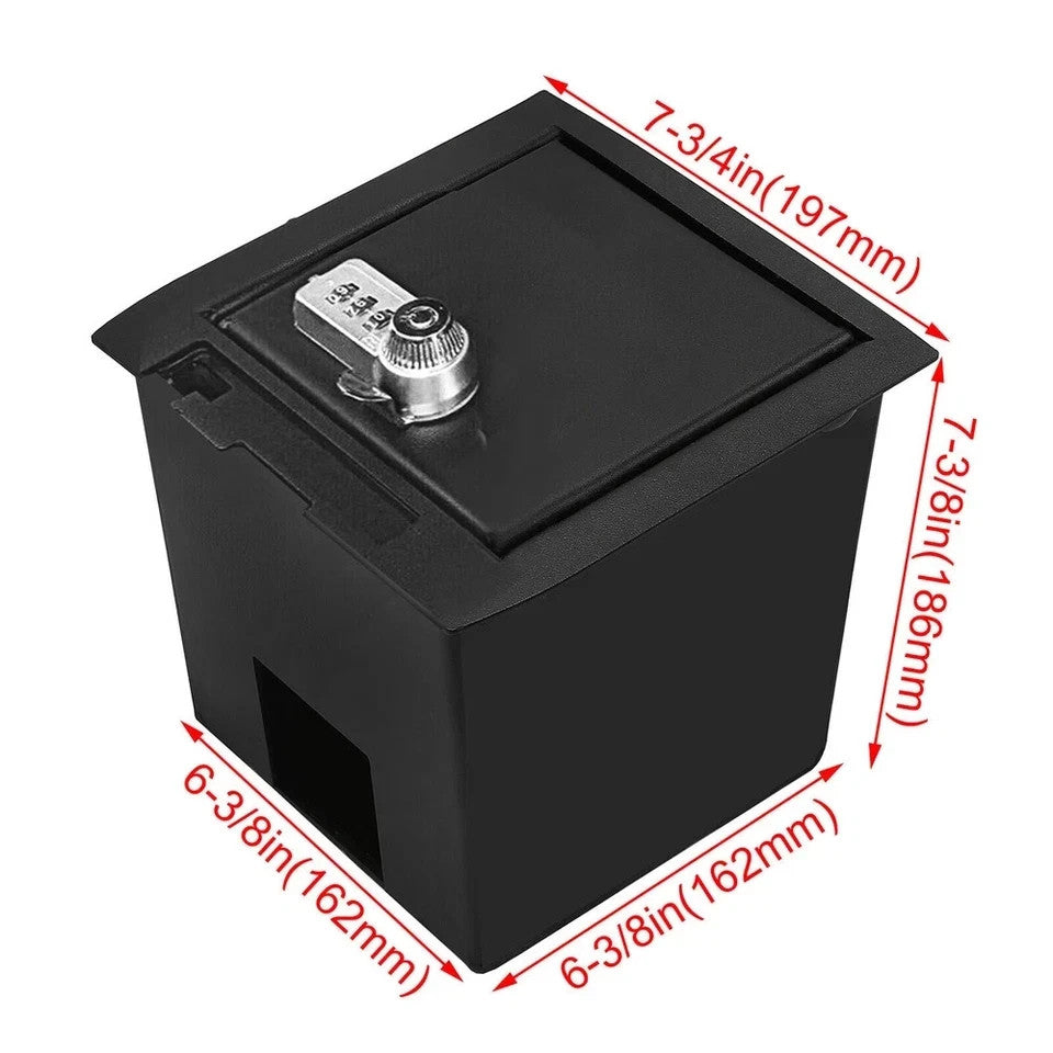 Center Console Safe Vault Storage Box For Toyota Tacoma 2016-2022 #00016-35986