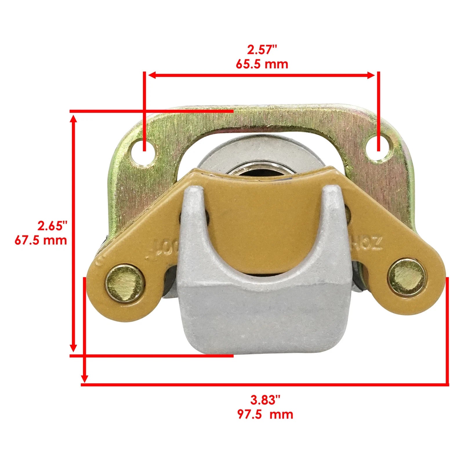 Front Left Right Brake Caliper W/ Pad For Polaris Trail Boss 250 2X4 4X4 1991-94