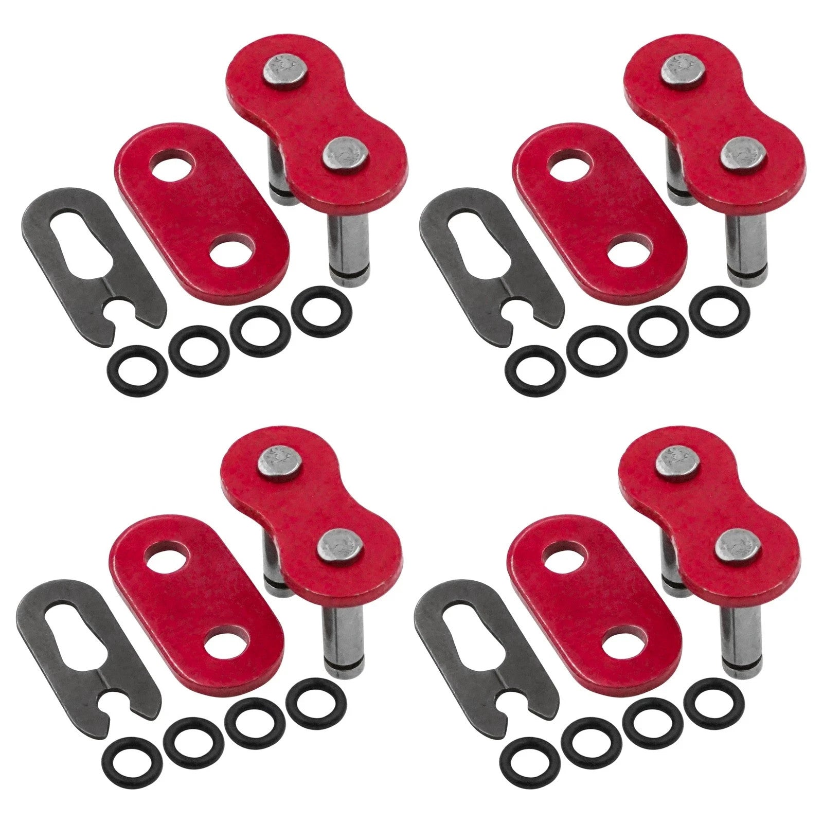 530 Chain Master Link w/ O Ring For Motorcycle Bike ATV Connecting Link Red