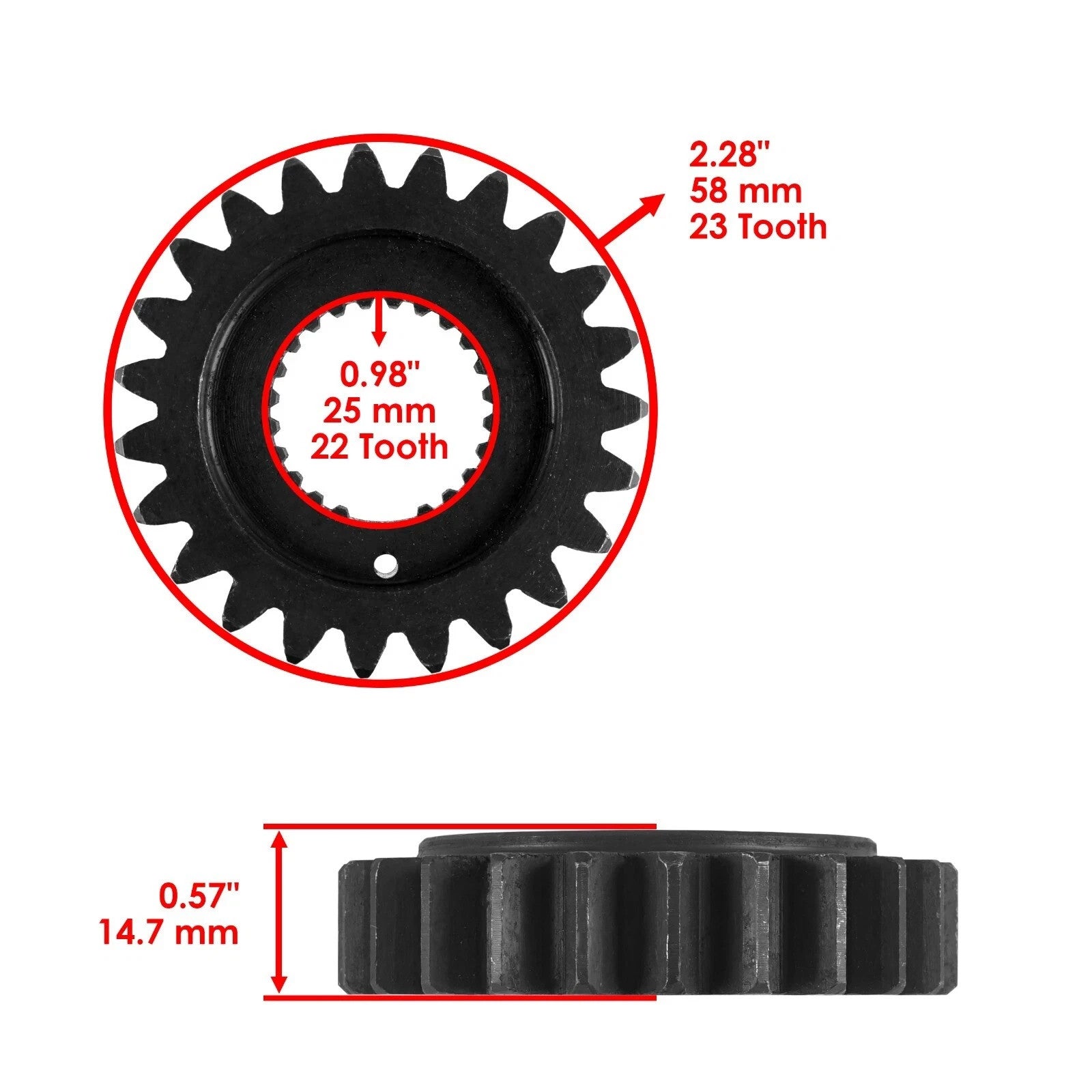 Starter Clutch Idler Drive Gear Gaskets for Honda TRX450ER Electric Start 06-14