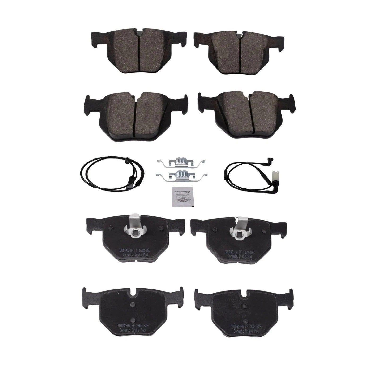 Rear Posi Ceramic Disc Brake Pad Kit for BMW 525i 528i 530i 535Xi X5 X6