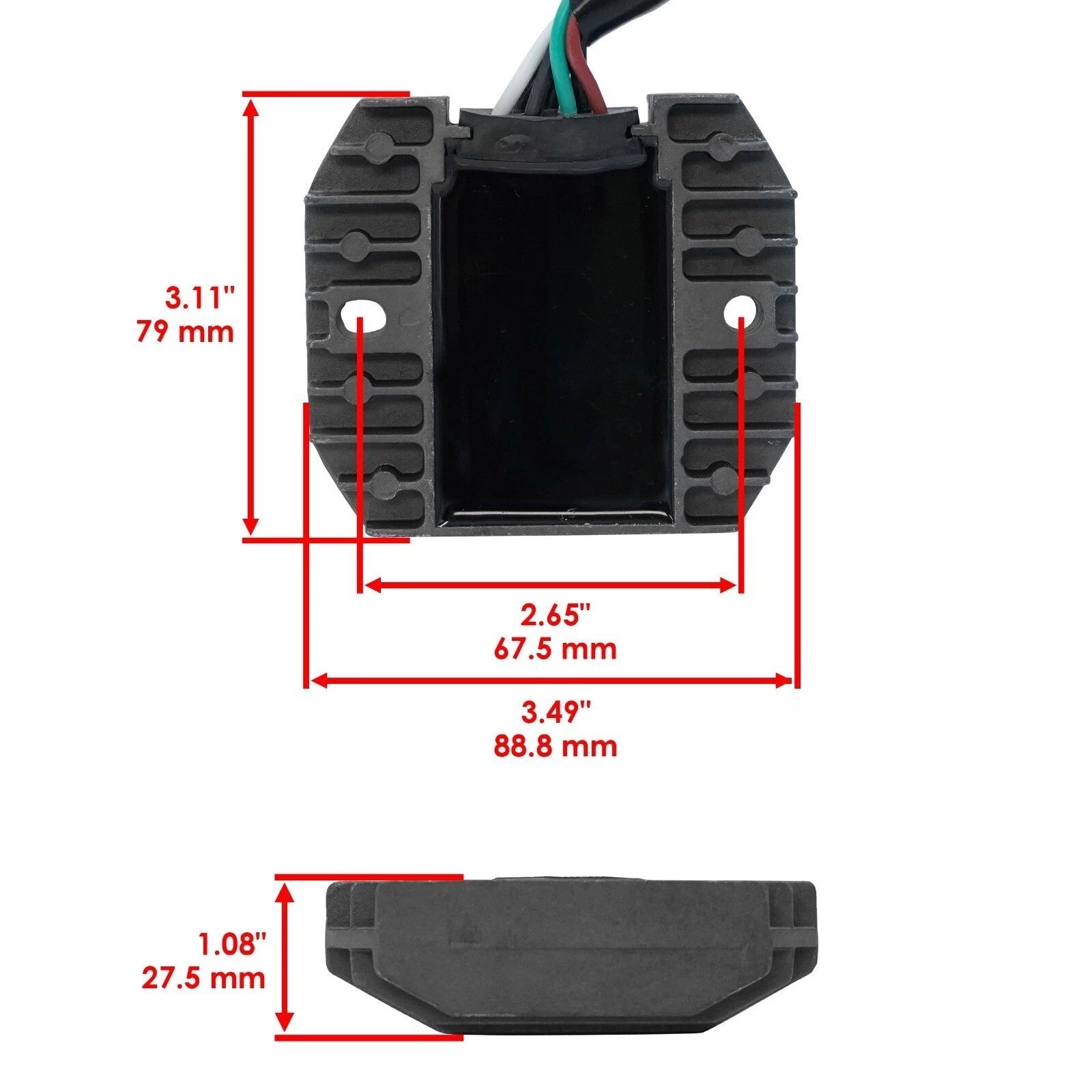 Regulator Rectifier for Kawasaki ZX6R Ninja ZX-6R ZX600 2000-2002 Regulator