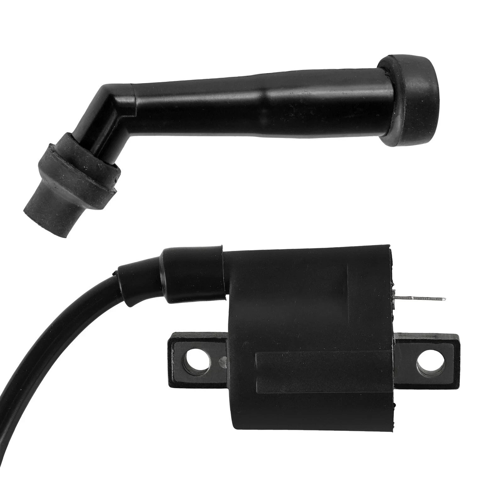 Ignition Coil with Spark Plug Boot Cap for Yamaha Wolverine 350 1995-2001