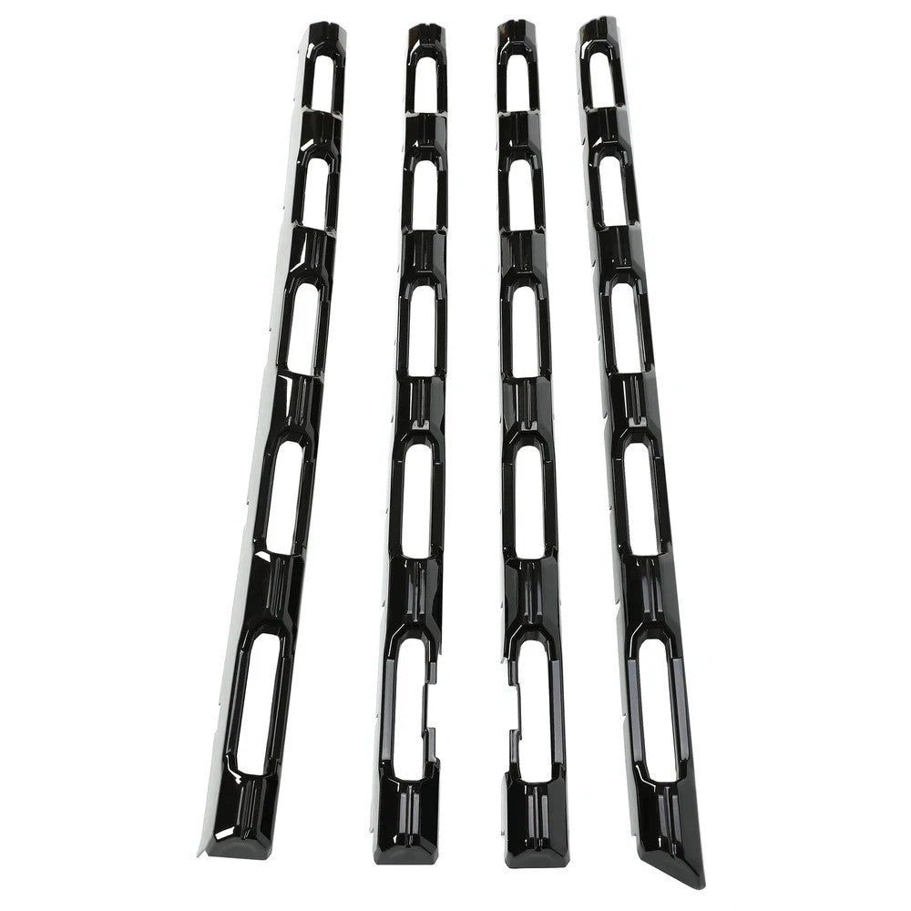 For 20-23 Chevy Silverado 2500HD 3500 HD Truck Gloss Black Grille Insert Overlay