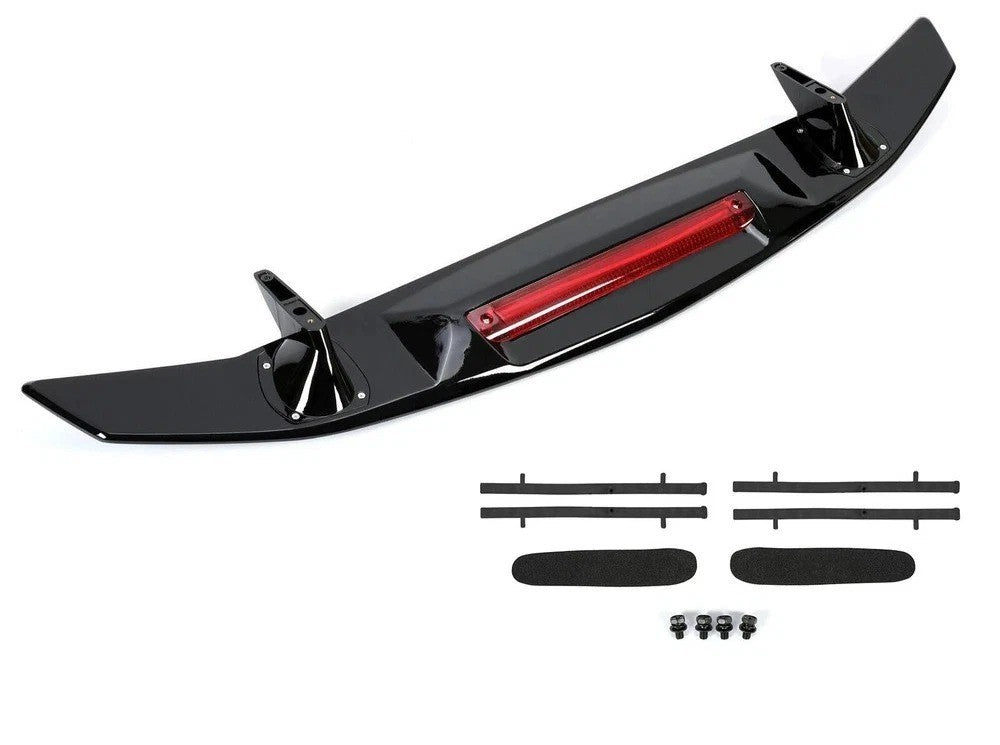 Rear Trunk Spoiler Lip W/led light For 2016-2021 Honda Civic IS LX Typer-R Style