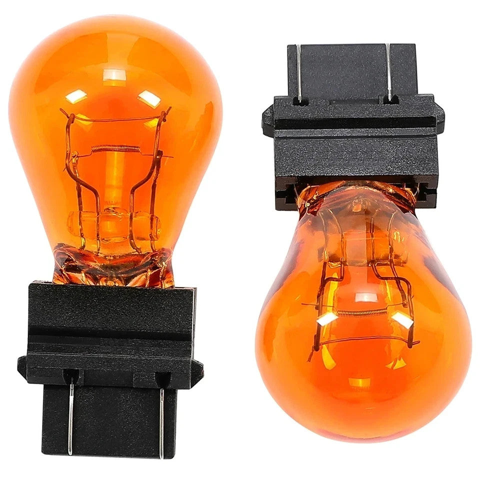 HECASA Smoked Tail Lights Brake Lamps For Ford Mustang 1987-1993 w/Bulbs DOT/SAE