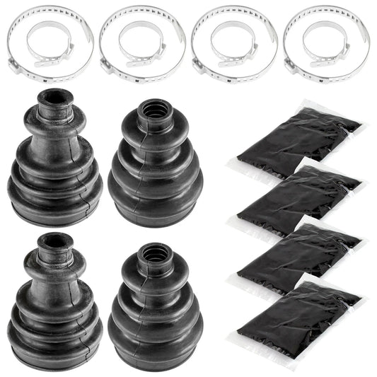 2 Front Axle Inner Outer CV Boot Kit fits Polaris Sportsman 700 800 MV7 4x4 2005