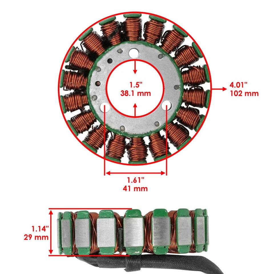 Stator for Kawasaki Bayou 300 KLF300 KLF-300 2X4 1999 2000 2001 2002 2003 2004