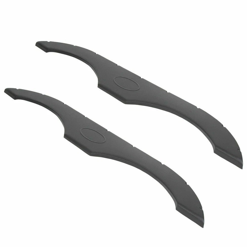 HECASA 2 Tandem Pair Black Trailer Fender Skirt For RVs Campers And Trailers Set