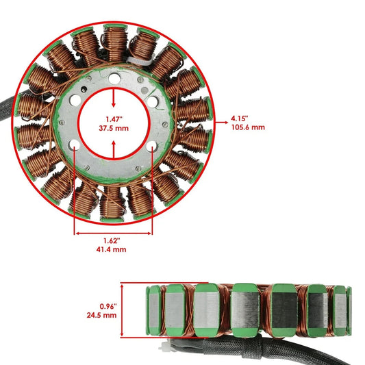 Caltric Stator & Gasket For Yamaha R6S YZFR6S YZF-R6S 2008 
