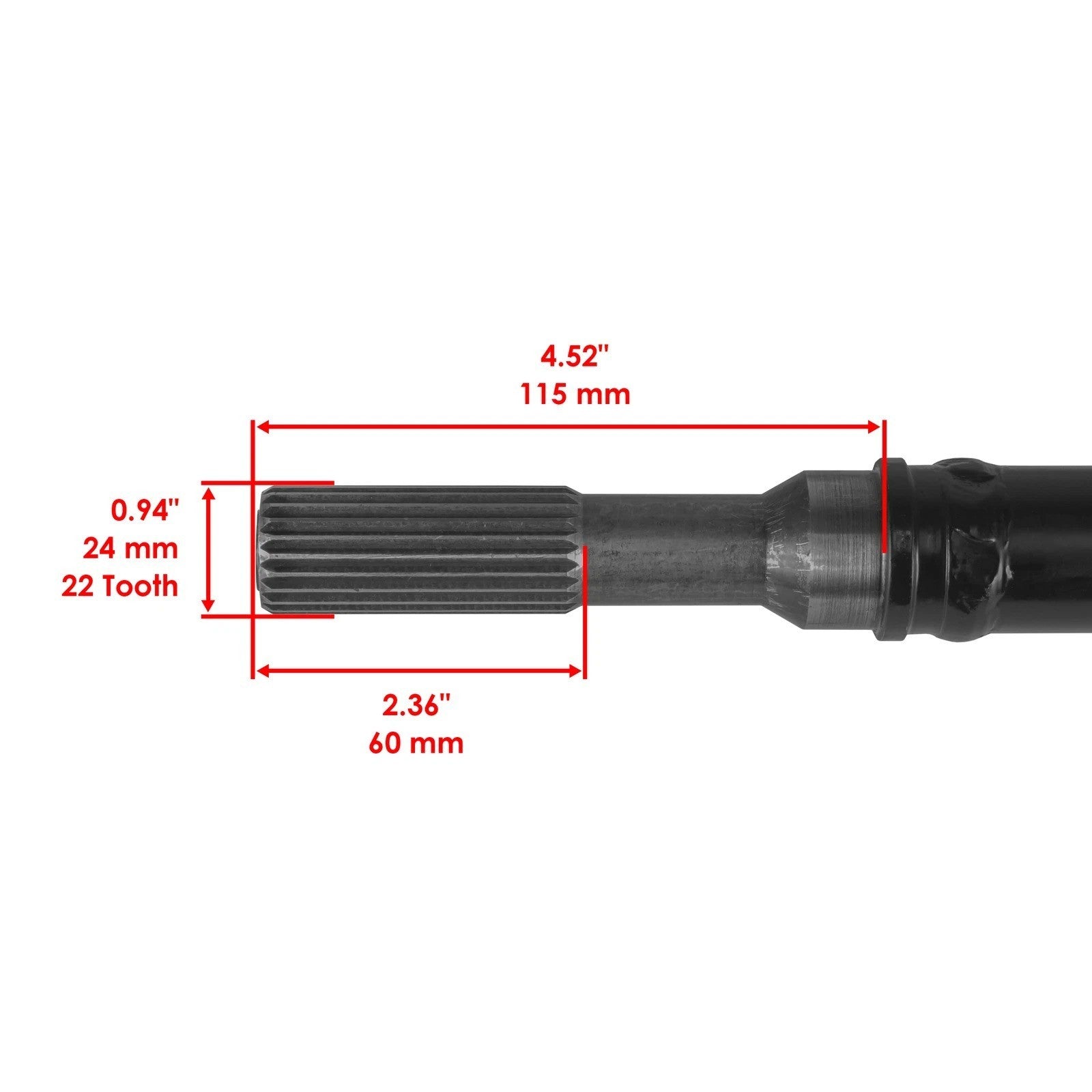 Rear Prop Shaft For POLARIS RZR XP 1000 2014-2018