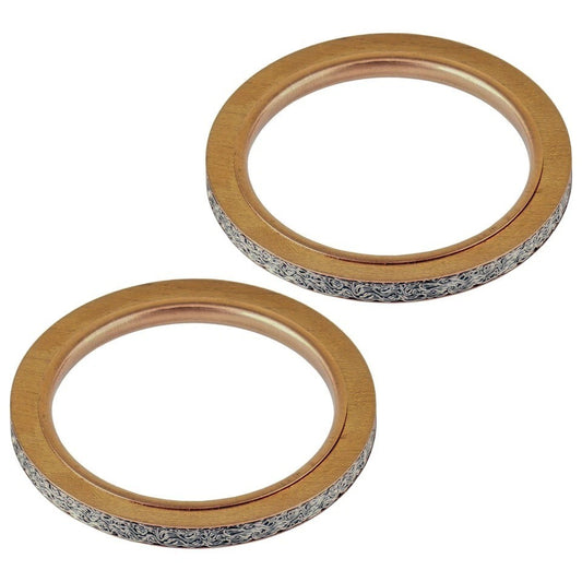 2 Exhaust Muffler Pipe Head Gasket FITS Yamaha XJ650 XJ550 XJ750 1980 1981- 1983