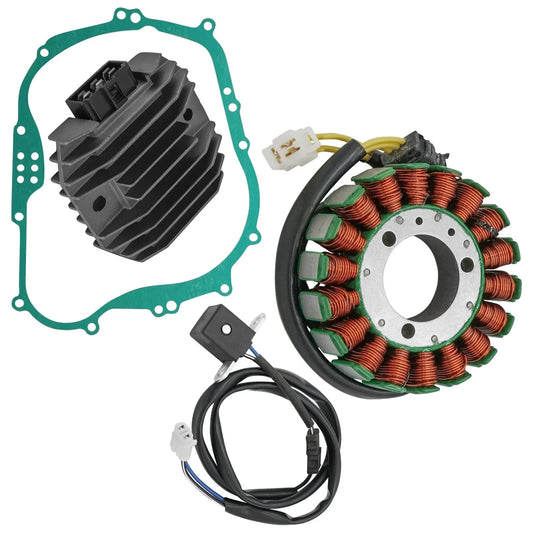 Stator & Gasket & Regulator for Kawasaki Bayou 300 KLF300 2X4 1992 1993-2001