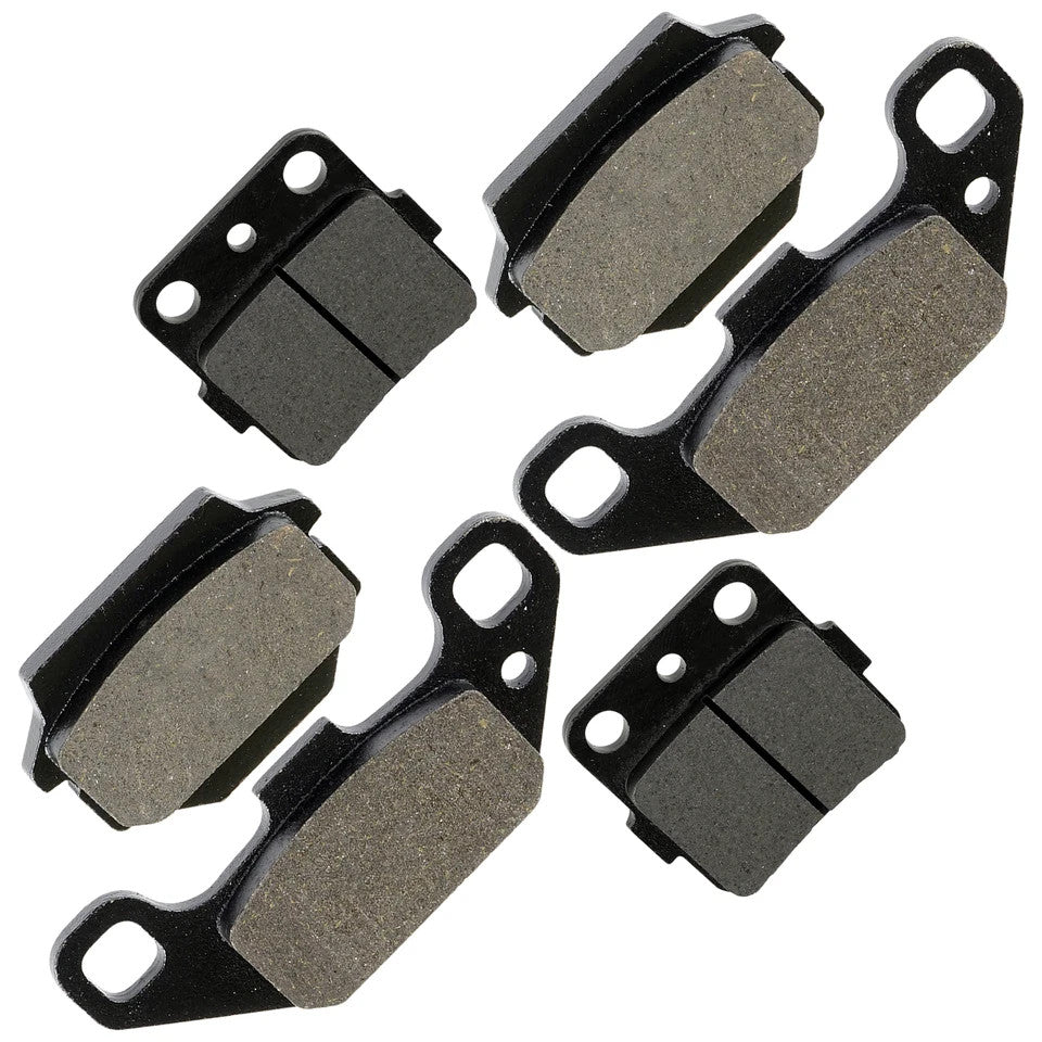 Caltric Front and Rear Brake Pads for Suzuki LT250R Quadracer 250 1985 1986