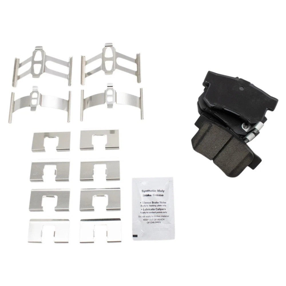 Front & Rear Ceramic Brake Pad & Rotor Kit w/Chemicals for Honda Acura