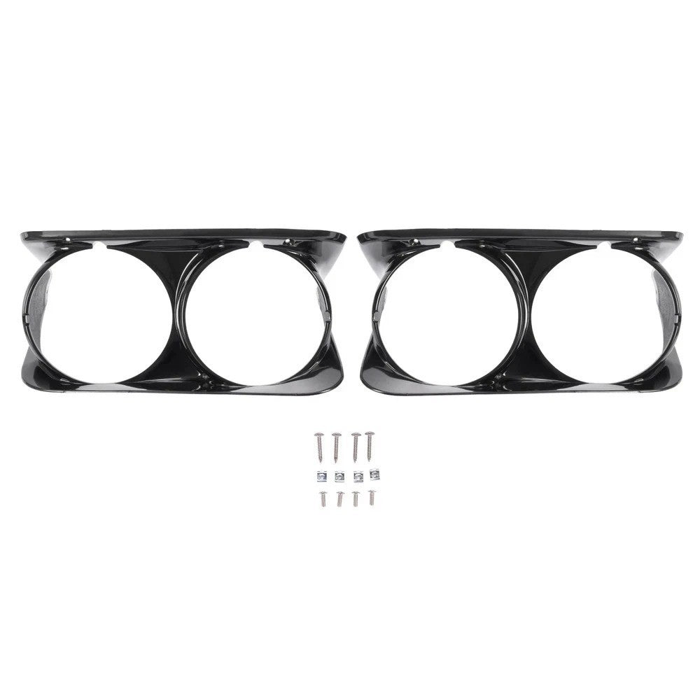 HECASA Driver Passenger Side Headlight Bezel For Chevrolet C3 Corvette 1968-1982
