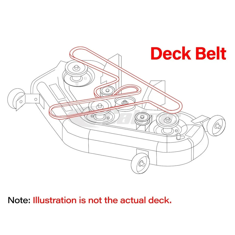 Deck Drive Belt For John Deere L130 LA130 LA140 LA145 LA155 GX21833 GX20571