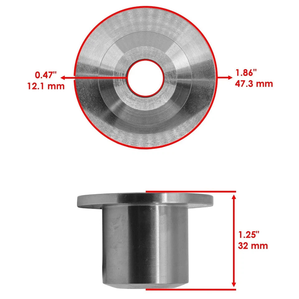 Caltric Front Axle Pivot Bushings For John Deere 102 105 107 115 125 135 GX21791