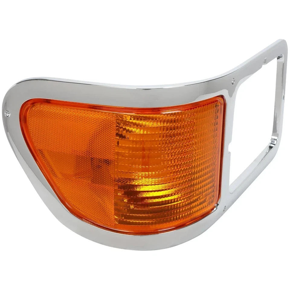 For 2000-2015 Ford F650 F750 Passenger Side Headlight Bezel Signal Corner W/Bulb