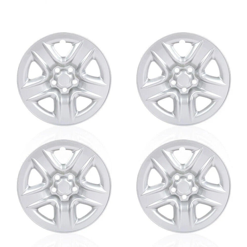 4PC 17" Silver Wheel Hub Caps Full Rim Skin Covers Fit For Toyota RAV4 2006-2012